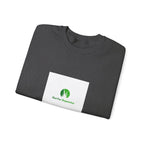 Plant Lover Crewneck Sweatshirt – “Our Blue Daydreams” Minimal Green Leaf Design