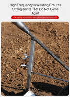 Hand-pulled Multi-function Plow 3 in 1 Multi-Function Wheel Hoe Cultivator, Double Wheels Weeder Tiller Furrow Plow for Garden F