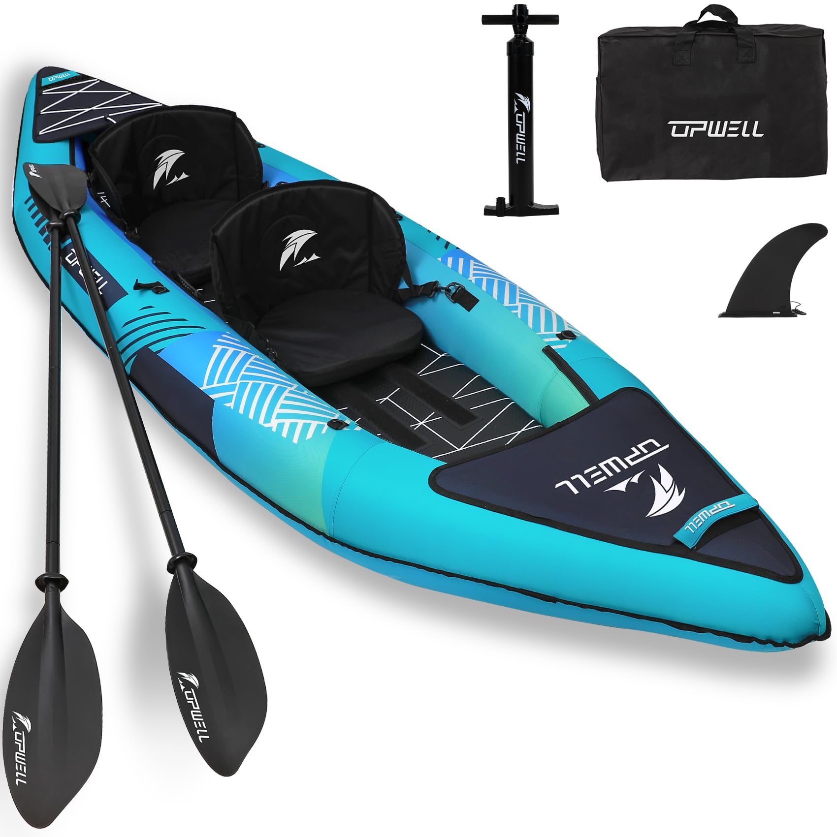 UPWELL 2-Person Inflatable Kayak Set