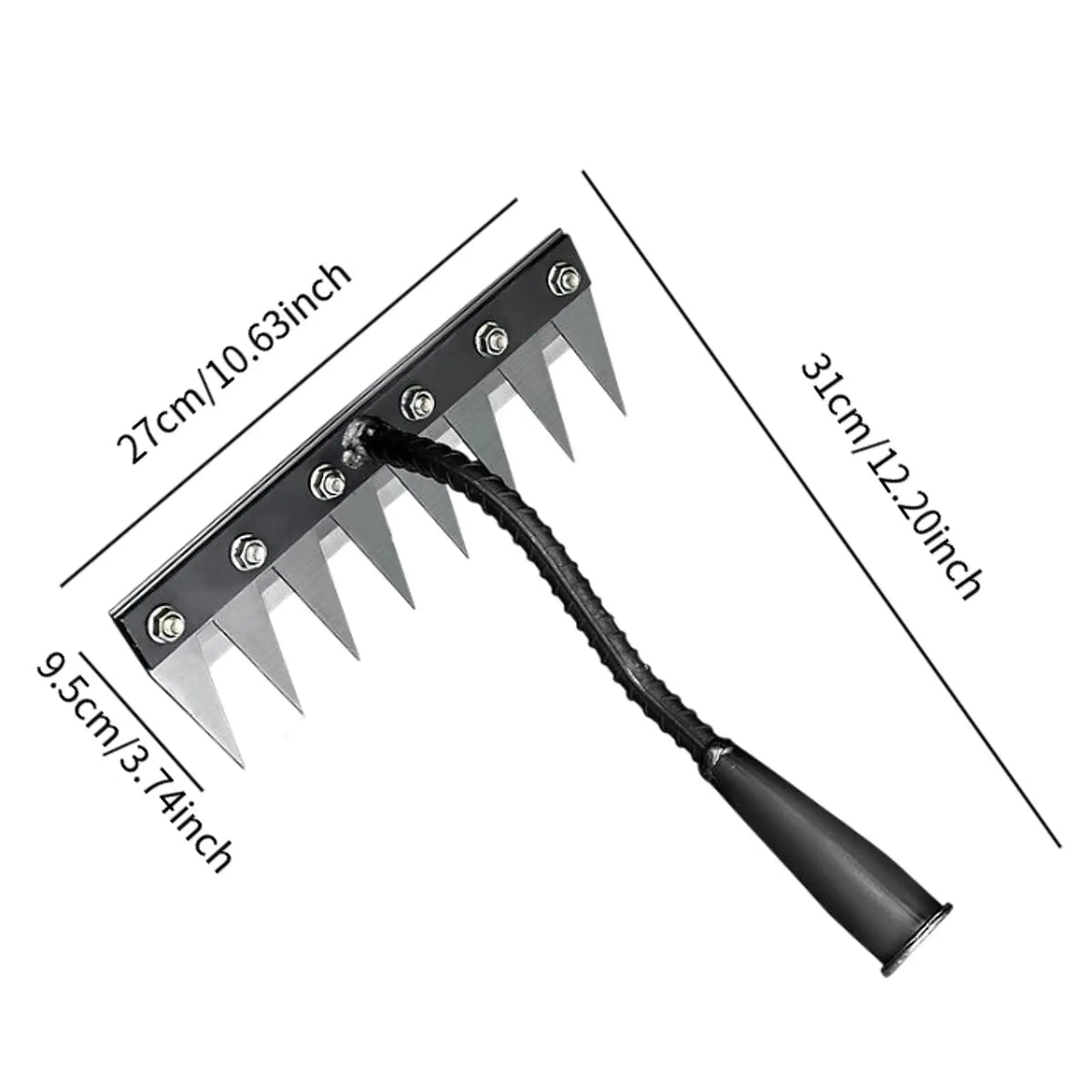 5/6/7/8 Tines Garden Weeder Tool Labor Saving Weeds Remover Weeds Puller Claw Remover Tool  for Farm Backyard Agricultural