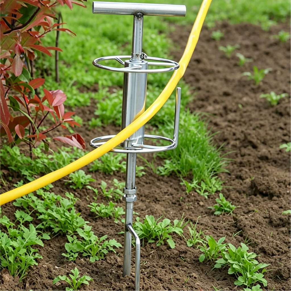 Garden Hose Guide Stake Sturdy Heavy Duty Easy to Install Prevent Kinking Bending for Outdoor Lawn Yard Flower Bed Courtyard