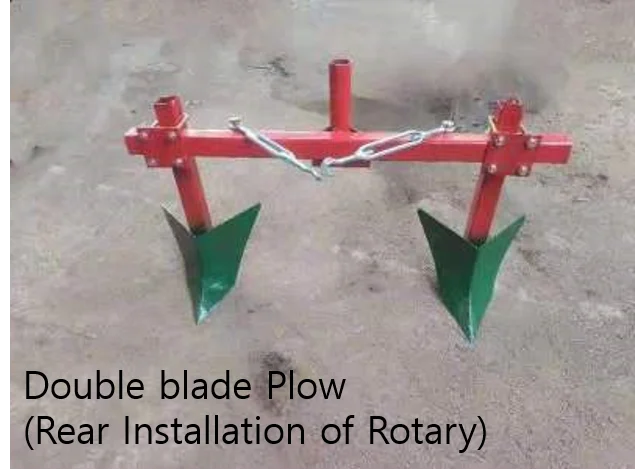 Furrowing Plow for Micro Tiller / Furrow Ridge Hiller Ditcher Ridding Ditching Cultivator Plough Garden Tools