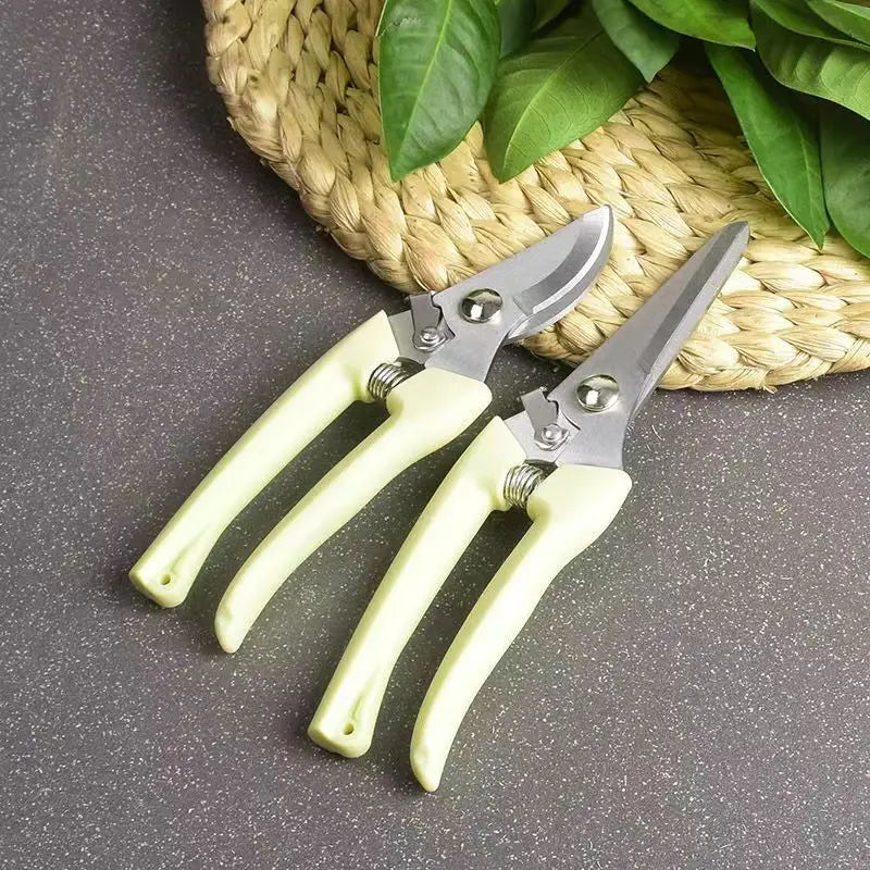 Pruning Shears Stainless Steel Garden  Multifunctional Branch Cutter Hand Pruner for Plant Flower Tree Trimming Garden  Tool