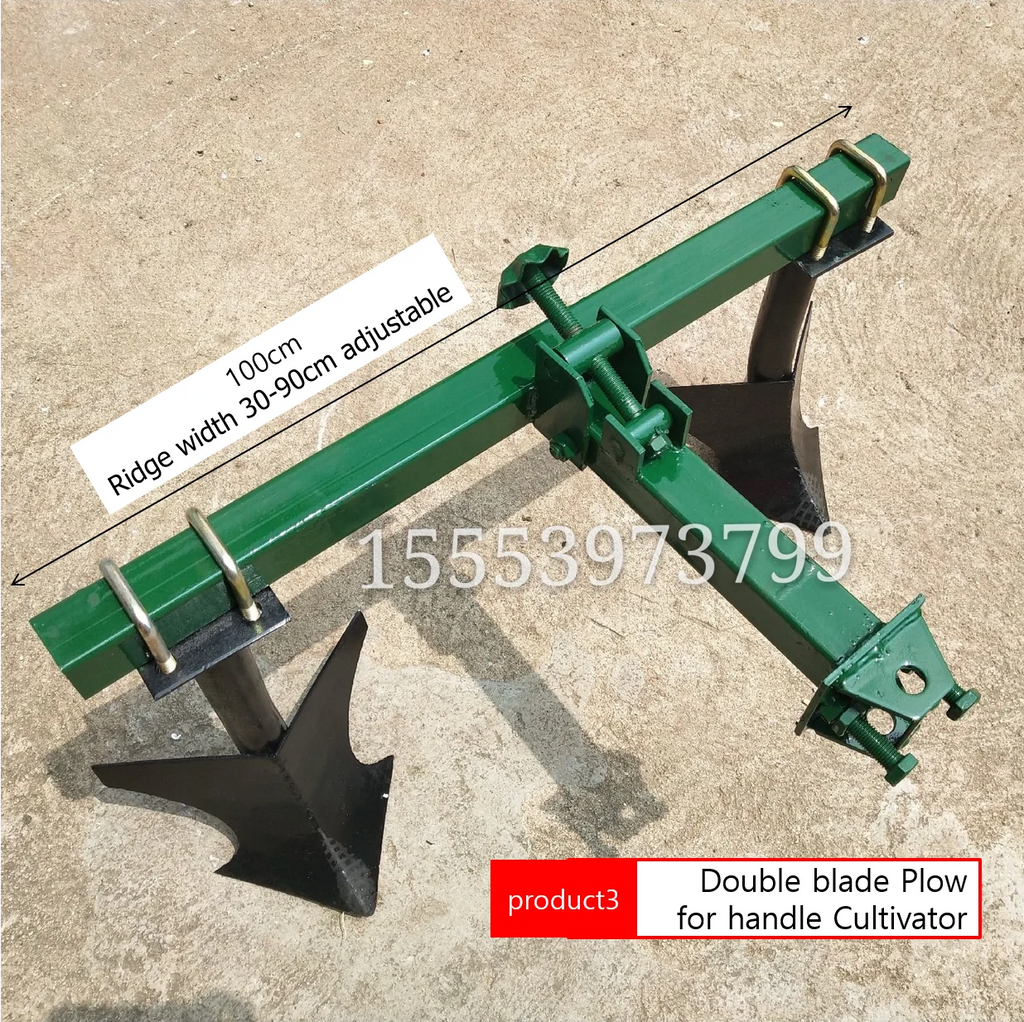 Furrowing Plow for Micro Tiller / Furrow Ridge Hiller Ditcher Ridding Ditching Cultivator Plough Garden Tools