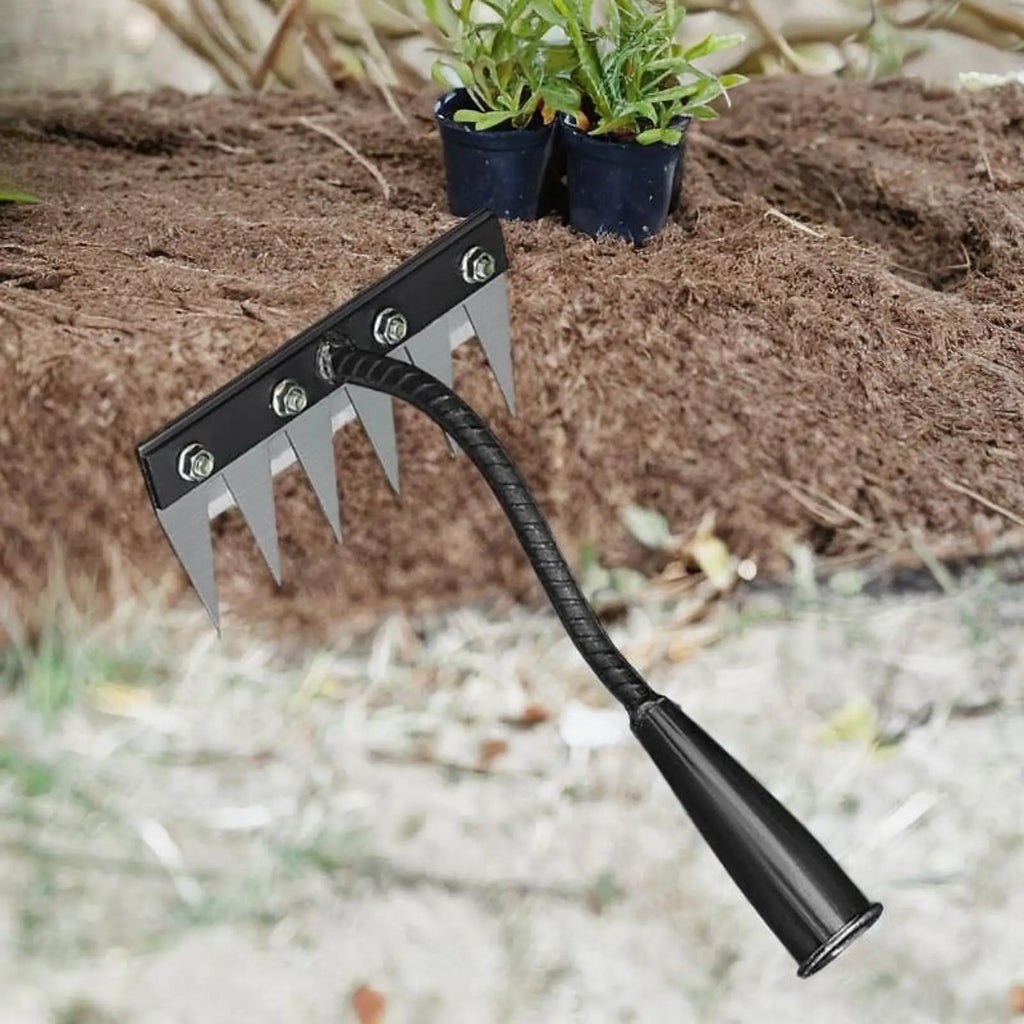 5/6/7/8 Tines Garden Weeder Tool Labor Saving Weeds Remover Weeds Puller Claw Remover Tool  for Farm Backyard Agricultural