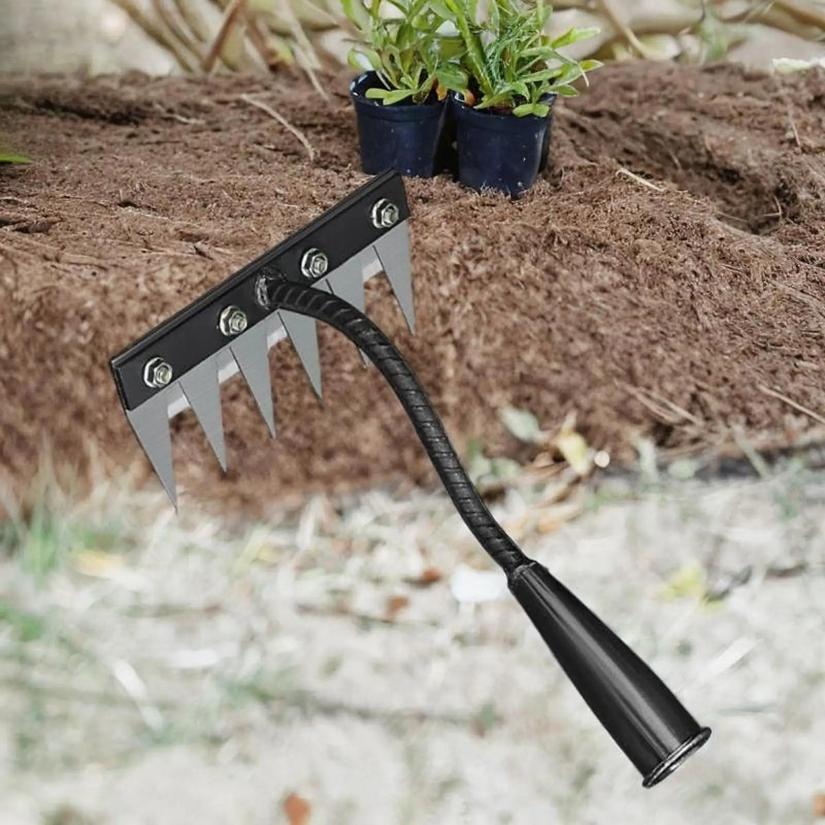 5/6/7/8 Tines Garden Weeder Tool Labor Saving Weeds Remover Weeds Puller Claw Remover Tool  for Farm Backyard Agricultural