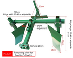 Furrowing Plow for Micro Tiller / Furrow Ridge Hiller Ditcher Ridding Ditching Cultivator Plough Garden Tools