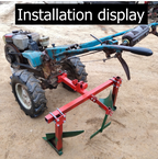 Furrowing Plow for Micro Tiller / Furrow Ridge Hiller Ditcher Ridding Ditching Cultivator Plough Garden Tools
