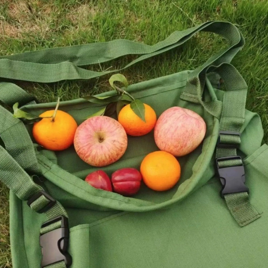 Portable Picking Apron Fruit Gardenpouch Canvas Waterproof Harvest Bag For Agricultural Orchard Fruit Picking Bag