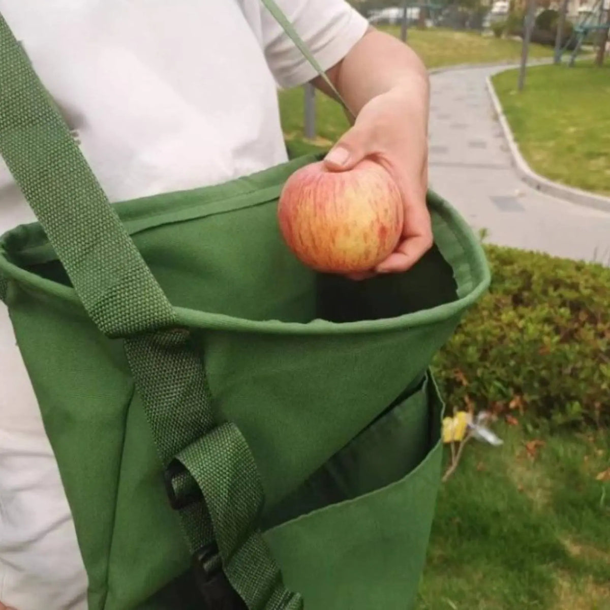 Portable Picking Apron Fruit Gardenpouch Canvas Waterproof Harvest Bag For Agricultural Orchard Fruit Picking Bag