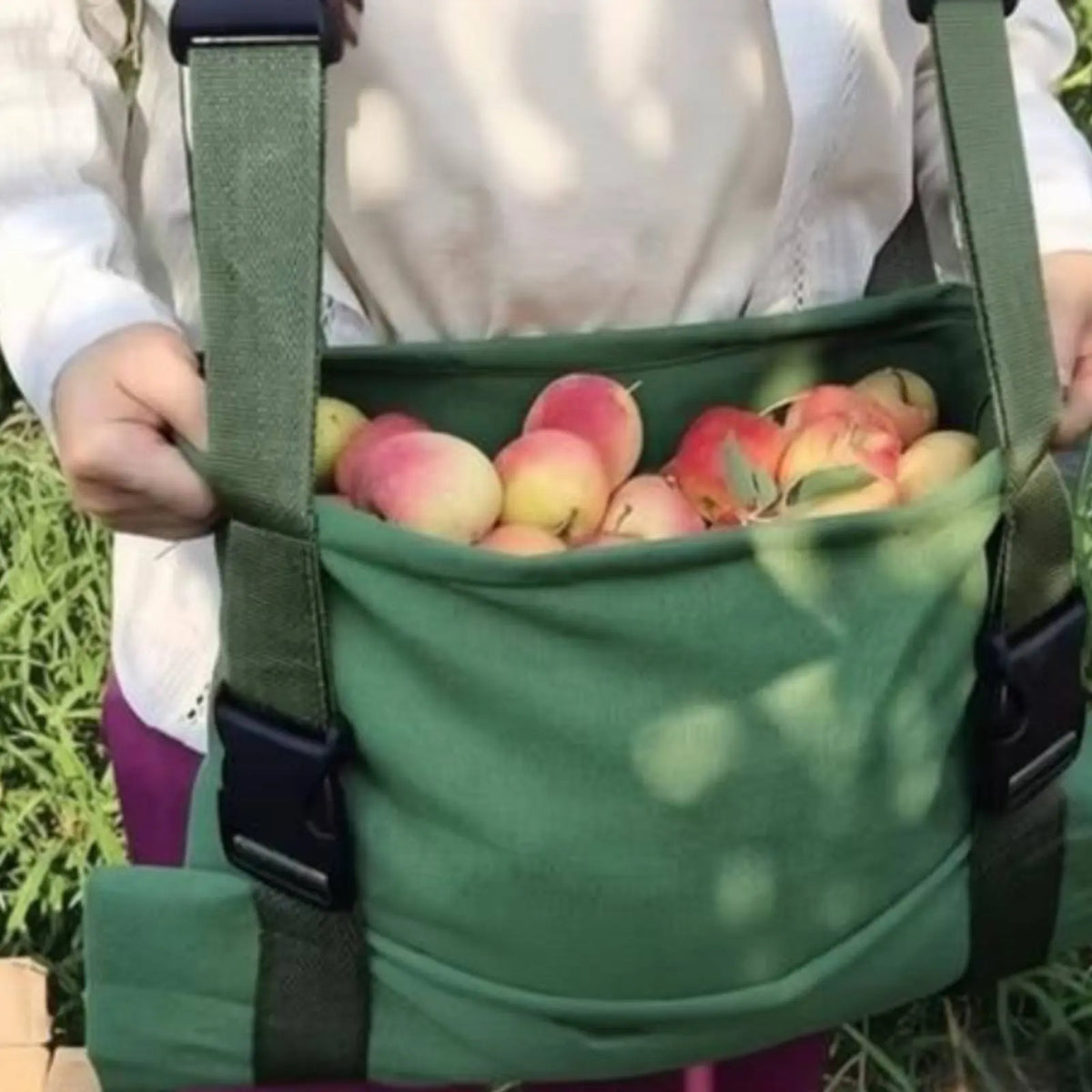 Portable Picking Apron Fruit Gardenpouch Canvas Waterproof Harvest Bag For Agricultural Orchard Fruit Picking Bag