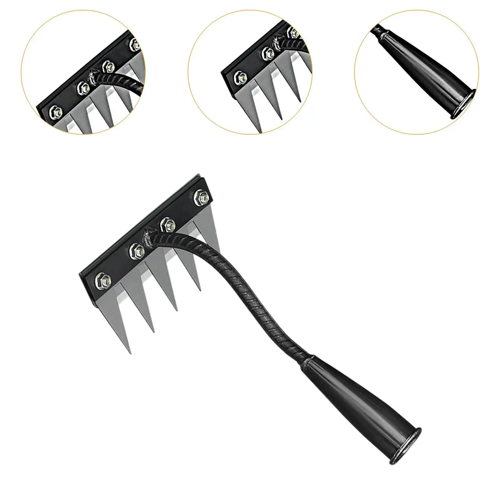 5/6/7/8 Tines Garden Weeder Tool Labor Saving Weeds Remover Weeds Puller Claw Remover Tool  for Farm Backyard Agricultural