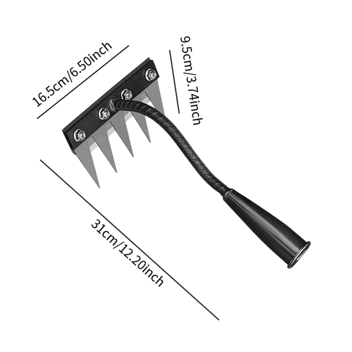 5/6/7/8 Tines Garden Weeder Tool Labor Saving Weeds Remover Weeds Puller Claw Remover Tool  for Farm Backyard Agricultural