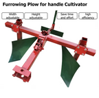 Furrowing Plow for Micro Tiller / Furrow Ridge Hiller Ditcher Ridding Ditching Cultivator Plough Garden Tools