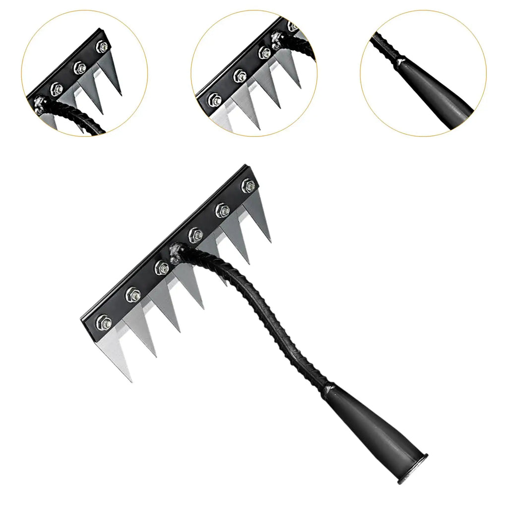 5/6/7/8 Tines Garden Weeder Tool Labor Saving Weeds Remover Weeds Puller Claw Remover Tool  for Farm Backyard Agricultural