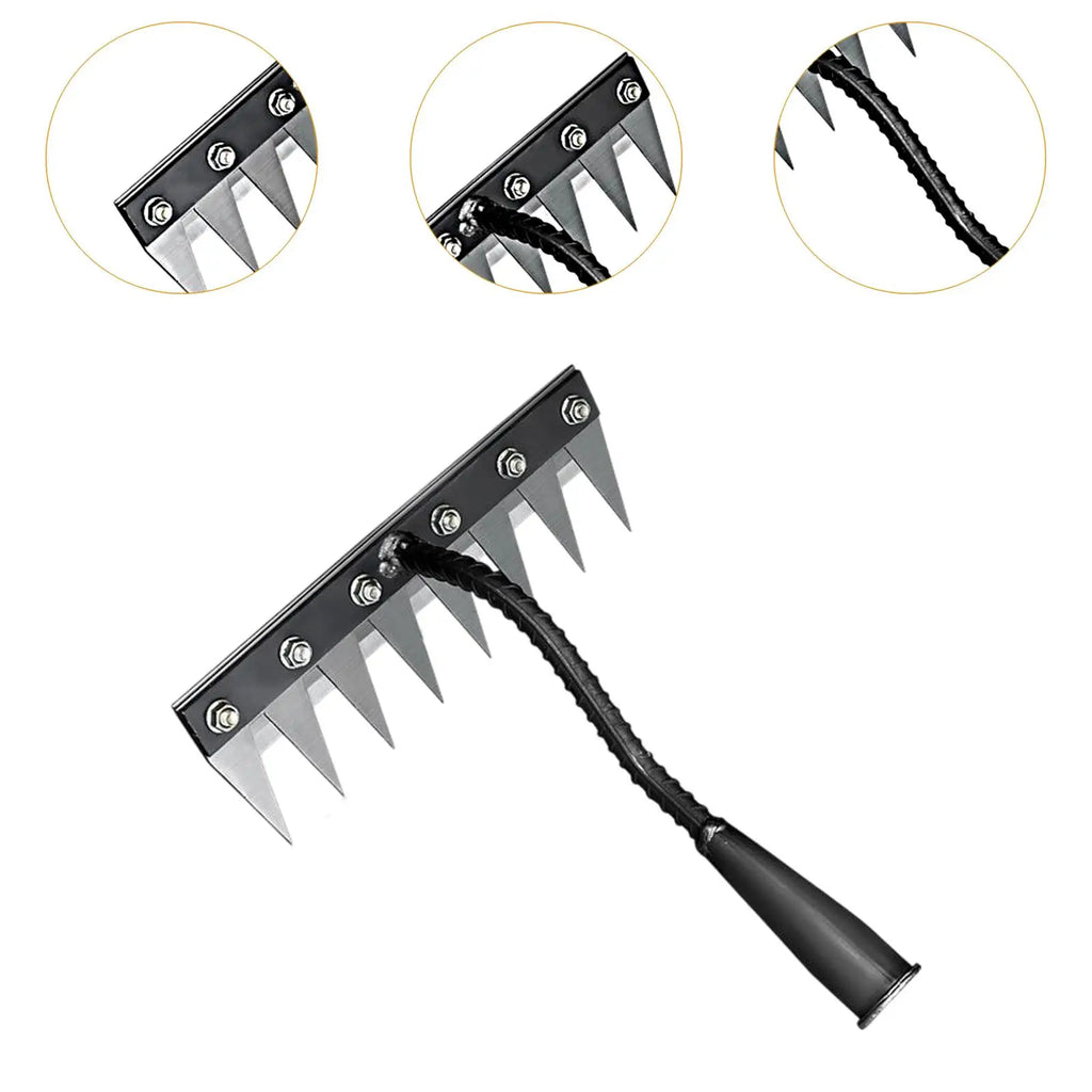 5/6/7/8 Tines Garden Weeder Tool Labor Saving Weeds Remover Weeds Puller Claw Remover Tool  for Farm Backyard Agricultural