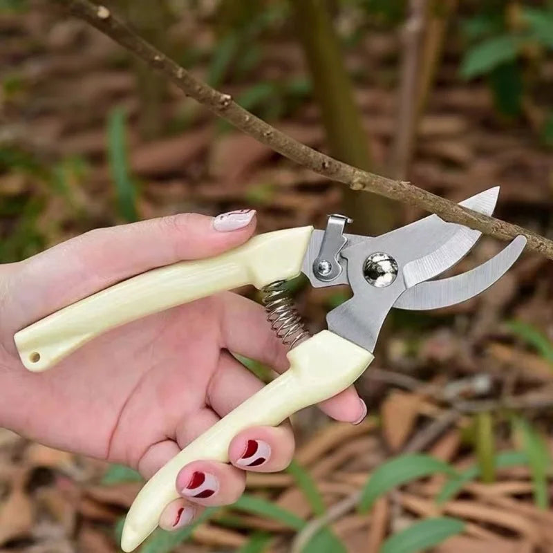 Pruning Shears Stainless Steel Garden  Multifunctional Branch Cutter Hand Pruner for Plant Flower Tree Trimming Garden  Tool