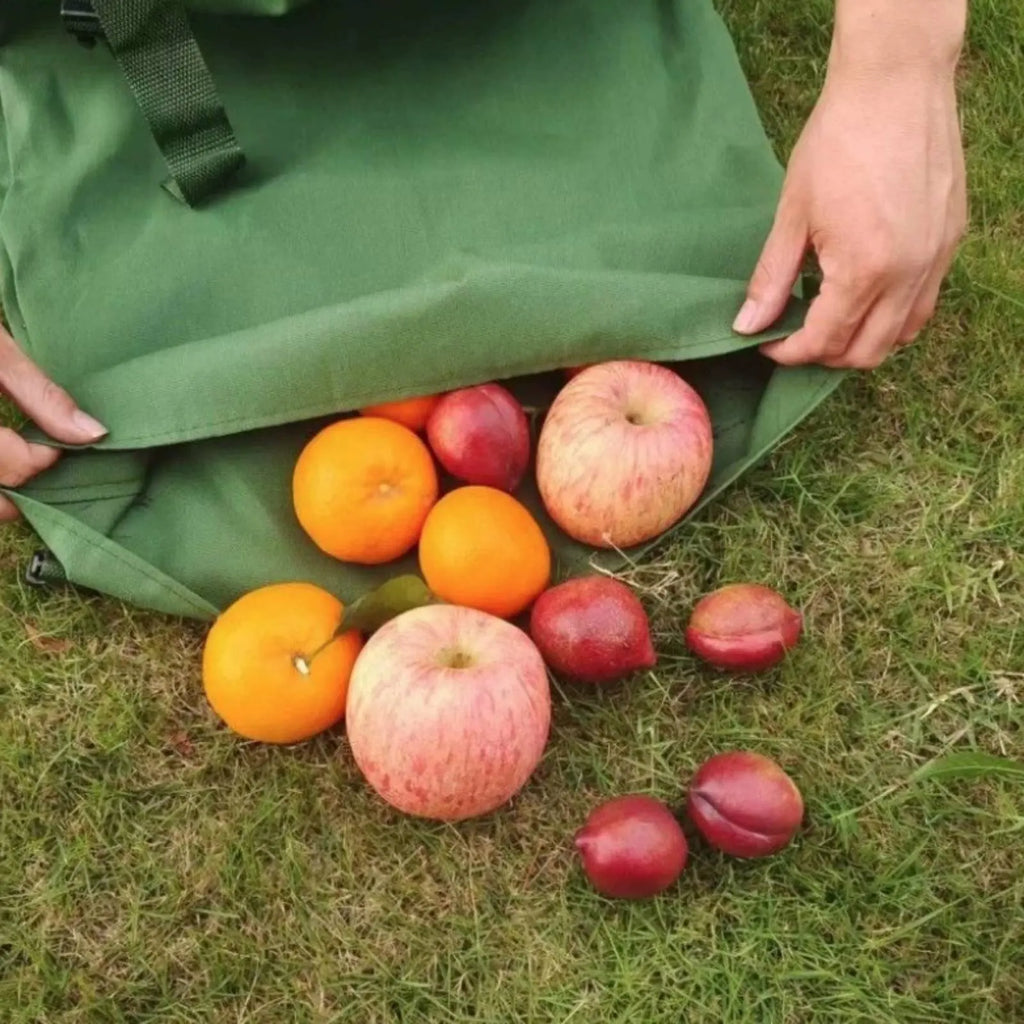 Portable Picking Apron Fruit Gardenpouch Canvas Waterproof Harvest Bag For Agricultural Orchard Fruit Picking Bag