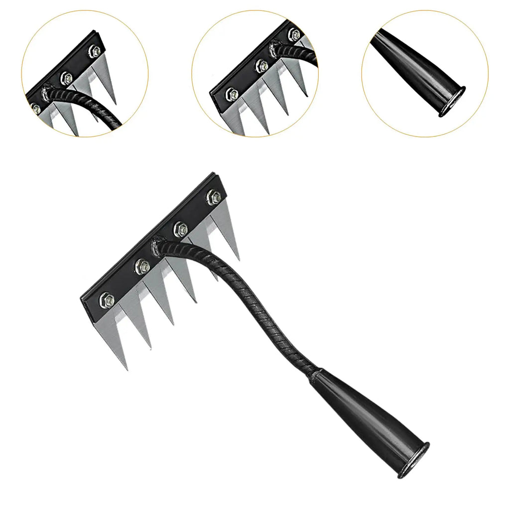 5/6/7/8 Tines Garden Weeder Tool Labor Saving Weeds Remover Weeds Puller Claw Remover Tool  for Farm Backyard Agricultural