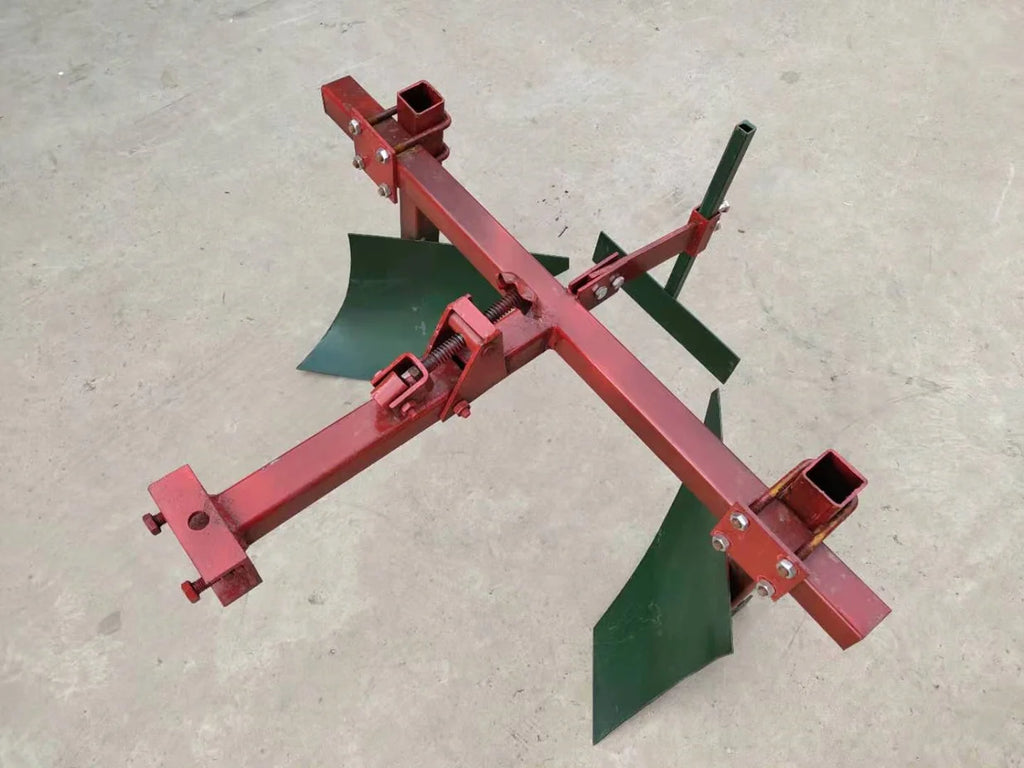 Furrowing Plow for Micro Tiller / Furrow Ridge Hiller Ditcher Ridding Ditching Cultivator Plough Garden Tools