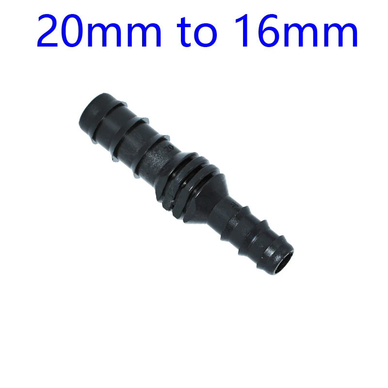 Garden Hose 25mm To 20mm To 16mm Reducing Connector 1/2 To 3/4 Irrigation Hose Straight Body Pipe Connector 4Pcs