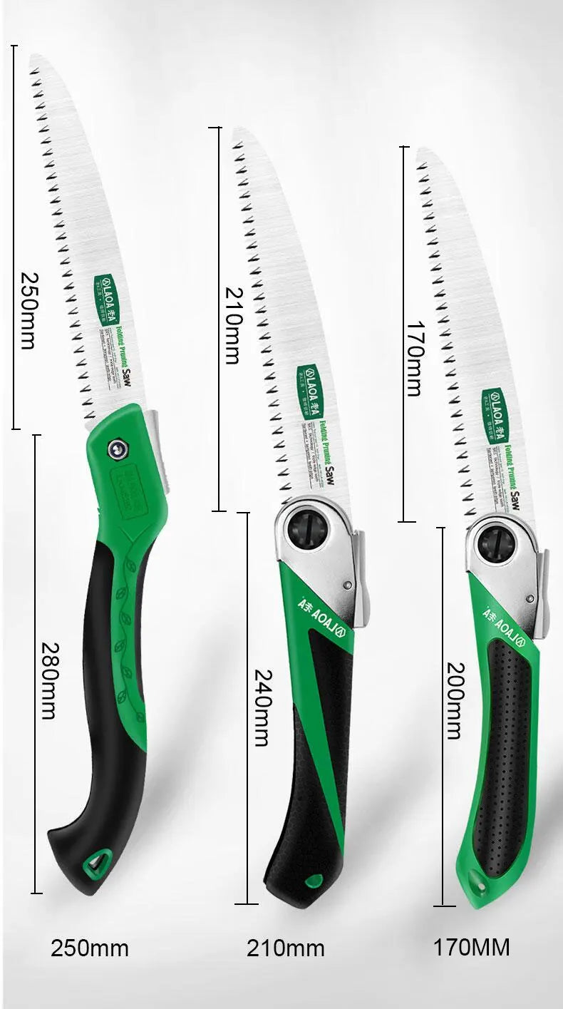 LAOA Garden Saw Pruner Secateurs Pruning SK5 Gardening Serra Camping Saws Foldable Sharp Tooth DIY Woodworking Hand Tool