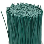 100PCS Oblate Gardening Cable Ties Reusable Iron Wire Twist Tie for Flower Plant Multifunction Climbing Vines Coated Fix Strings