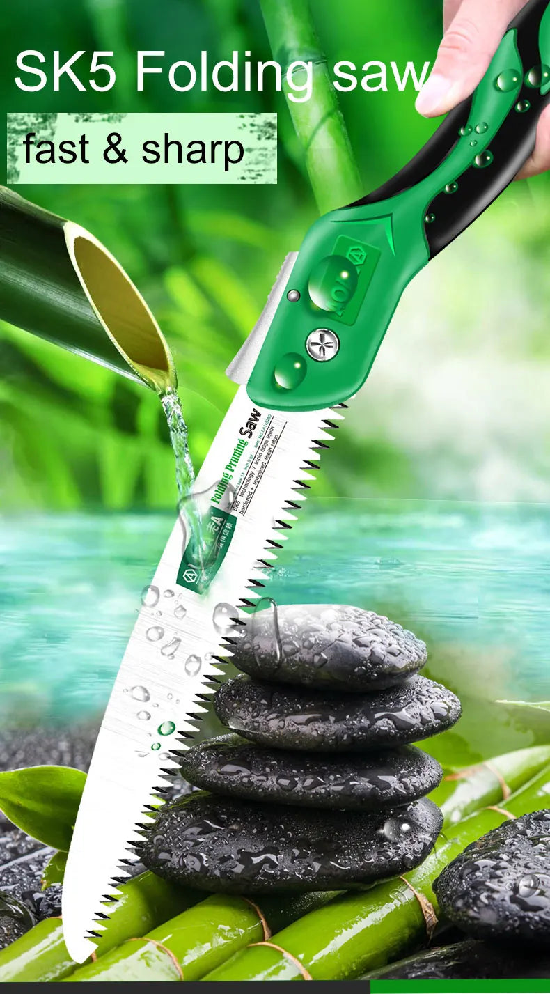 LAOA Garden Saw Pruner Secateurs Pruning SK5 Gardening Serra Camping Saws Foldable Sharp Tooth DIY Woodworking Hand Tool