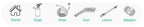 Garden Tool Hand Trowel Rake Cultivator Weeder Tools With Ergonomic Handle Garden Lawn Farmland Transplant Gardening Bonsai Tool