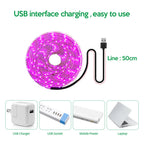 LED Grow Light Full Spectrum 5V USB Grow Light Strip 2835 LED Phyto Lamps For Plants Greenhouse Hydroponic Growing Lamp 1M 2M 3M