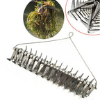 Outdoor Fishing Weeding Tools Large Fishing Rake for Weeding River Aquatic Plants Remover Alloy Weeding Puller Fishing Tackle
