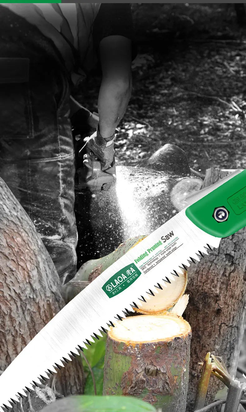 LAOA Garden Saw Pruner Secateurs Pruning SK5 Gardening Serra Camping Saws Foldable Sharp Tooth DIY Woodworking Hand Tool