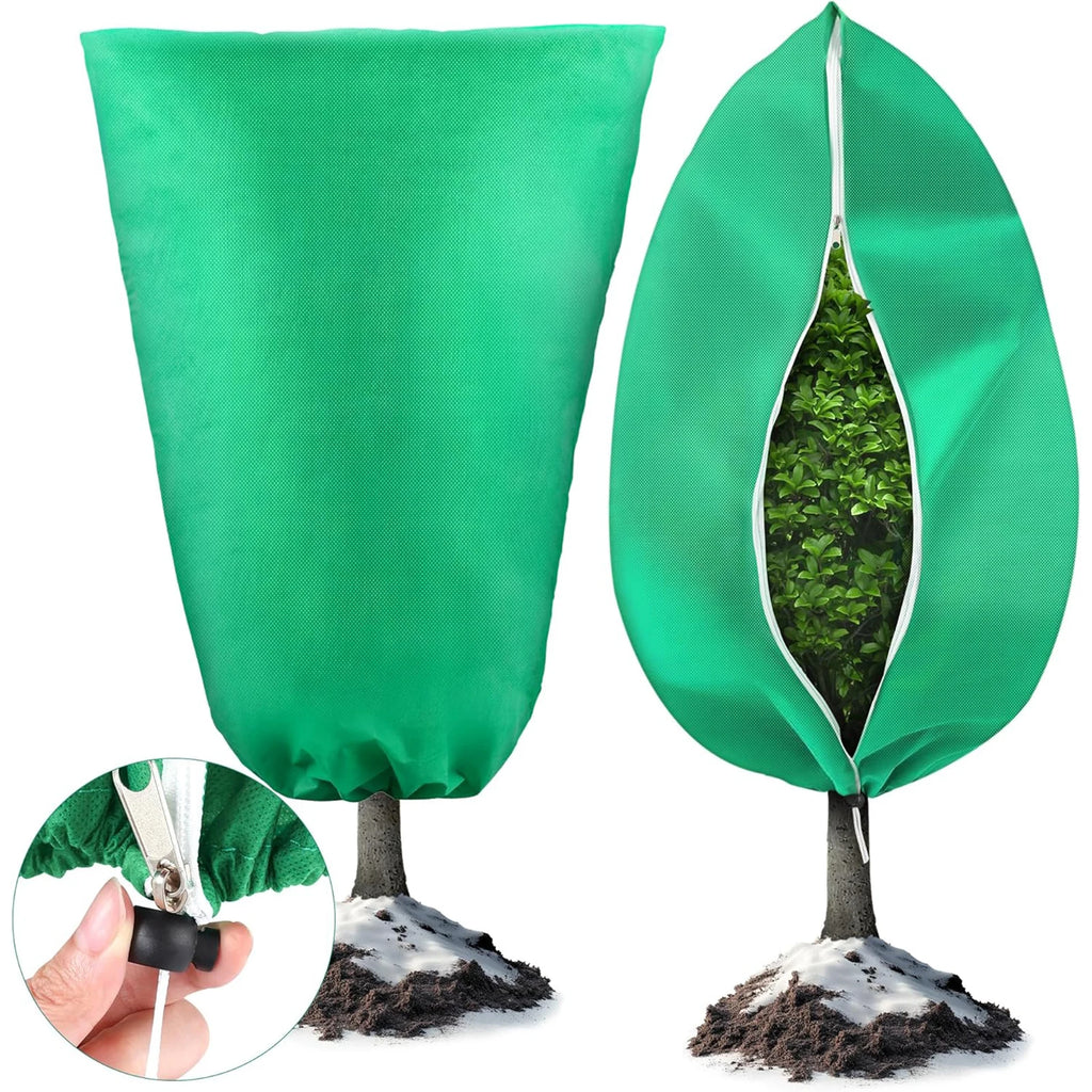 1Pcs Plant Covers Anti Frost Protection Covers Drawstring Plant Guard Cover Bags for Outdoor Garden Vegetables Planting Care