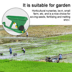 Gardening Seed Spreader Manual Seeder 1.5L Capacity  with 5 Gears Adjustable for Sowing Fertilizing Melting Snow for Garden Lawn