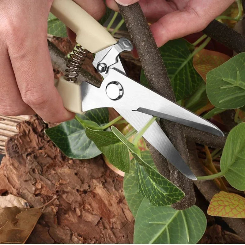 Pruning Knife Garden Scissors for Flower Fruit Tree Professional Garden Trimmer Scissors Hand Tools Gardening Pruning Scissors