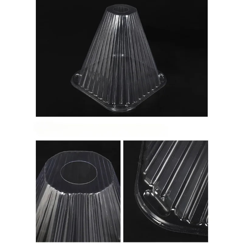 50pcs/set Reusable Plant Seedling Cover Windproof Frost Protection for Vegetable Seedlings Greenhouse Garden Plant Protector