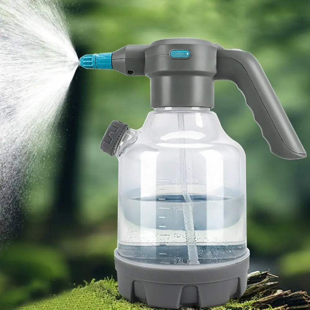 New 3L Electric Watering Can Rechargeable Adjustable Nozzle Gardening Sprayer Non-Slip Handle Watering Kettle