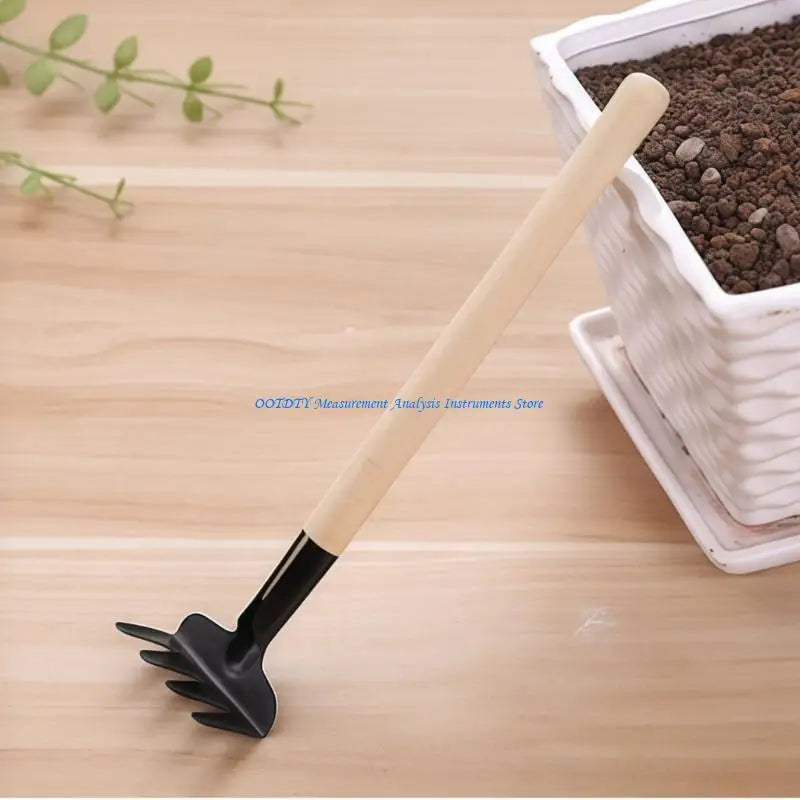 367D Practical Handheld Plant Care Tool Including Flat Shovel Pointed Trowel And Fine Rakes Soil Loosening Equipment