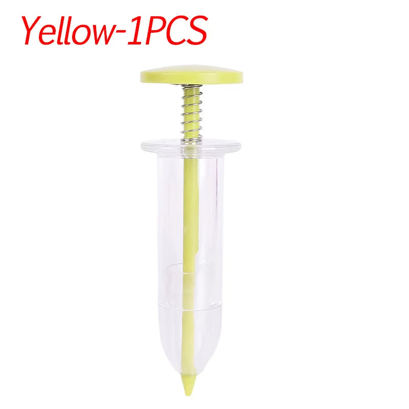 Adjustable Seed Distributor - An Easy-to-Use Manual Seeder Suitable for All Seeds, An Ideal Garden and Lawn Care Tool, and A See