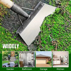 Heavy Duty Metal Weeding & Edging Shovel | Multi-Use Garden Tool for Trimming, Ice, Cleaning, Manual, Rust-Resistant
