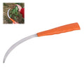 Home Garden Weeding Sickle Sharp Stainless Steel Mowing Tool with Non-Slip Handle for Gardening Weeding & Harvesting