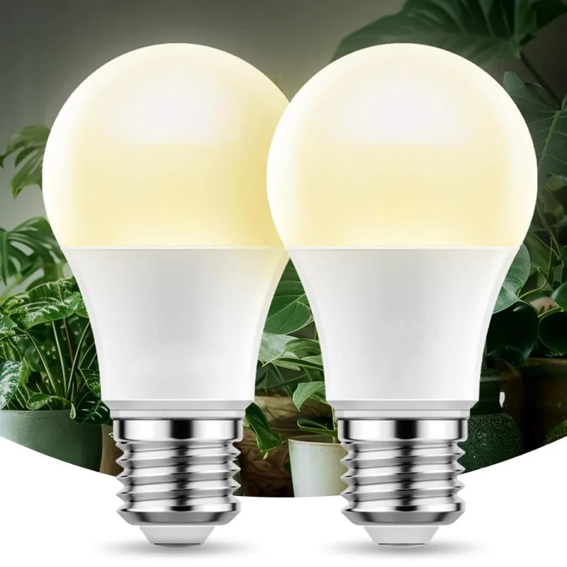 2pcs Full Spectrum Grow Light A19 Bulb 11W E26 Grow Lights for Indoor Plants Flowers Greenhouse Indore Garden Hydroponic Lamp
