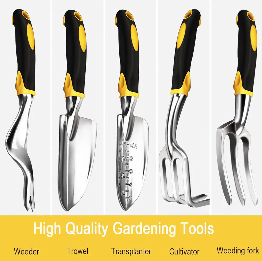 Garden Tool Hand Trowel Rake Cultivator Weeder Tools With Ergonomic Handle Garden Lawn Farmland Transplant Gardening Bonsai Tool