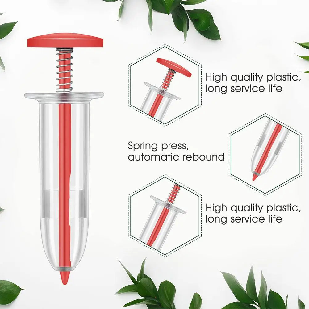 Mini Sower Hand-held Garden Sowing Supplies Sowing Tool Seeds Syringe Sower Manual Seed Spreader Vegetable Herb Planter Seeder