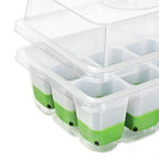 Seedling Starter Tray Indoor Garden Greenhouse Growth Potting with Cover Adjustable Humidity Germination Box Gardening Supplies