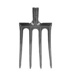 Sturdy High Carbon Steel Digging Fork 4 Tine Anti Breakage Garden Fork Spading Fork Farm Tool