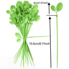 10pcs Plant Stabilizer Reusable Garden Zip Ties, Plant and Shrub Support, Fixed Straps, Adjustable Zipper, Cable Ties