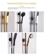 Garden Water Hose Black Pipe 1.5/2M Flexible Pull Extension Pipes Shower Accessories New SUS304 Bathroom Extendable Hoses Home