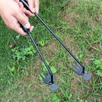 Garden Hoe Tool 2 in 1 Double Garden Hoe Cultivator Gardening Weed-Puller with Handle for Flower Beds Gardens