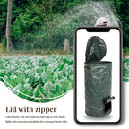 Garden Composter Eco-Friendly Bio Fermentation Bag with Zipper and Double Handles Collapsible Compost Bin for Dispose of Kitchen
